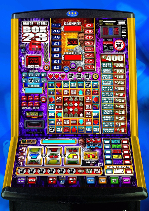 Deal or No Deal Box 23 top performing gaming machines