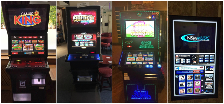 A variety of fruit machines and digital gaming from TVC Leisure