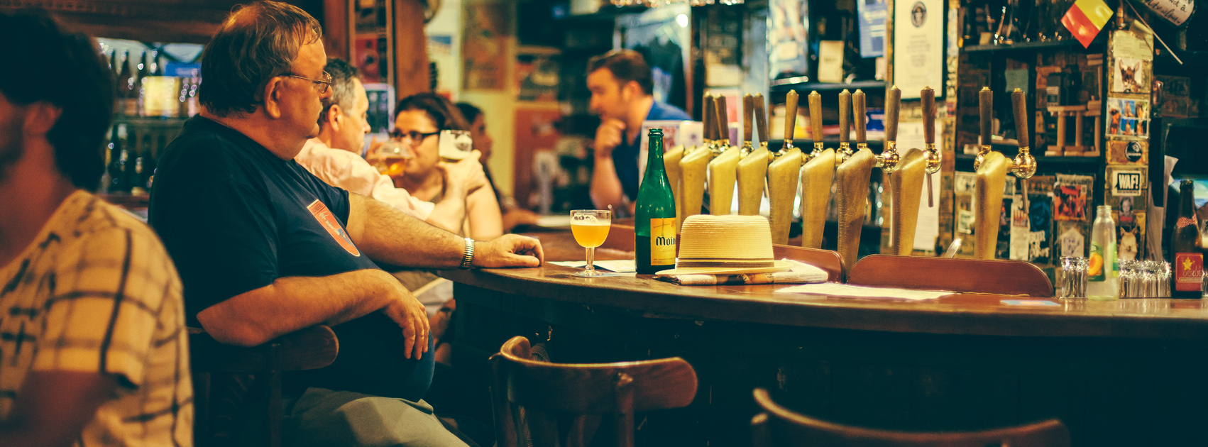 Dude chilling with a beer