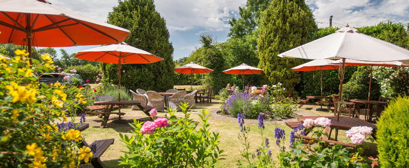 pub garden seating